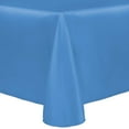 thumbnail image 1 of Ultimate Textile Reversible Shantung Satin - Majestic 60 x 120-Inch Oval Tablecloth Periwinkle Blue, 1 of 4