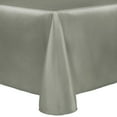 thumbnail image 1 of Ultimate Textile Reversible Shantung Satin - Majestic 60 x 120-Inch Oval Tablecloth Sage Green, 1 of 4