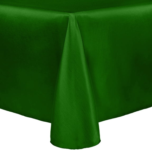 Ultimate Textile Reversible Shantung Satin - Majestic 60 x 144-Inch Oval Tablecloth
