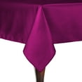 thumbnail image 1 of Ultimate Textile Reversible Shantung Satin - Majestic 60 x 90-Inch Rectangular Tablecloth Raspberry Red, 1 of 4