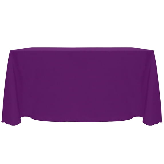 Ultimate Textile Reversible Shantung Satin - Majestic 90 x 120-Inch Rectangular Tablecloth