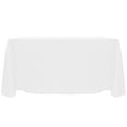 thumbnail image 1 of Ultimate Textile Reversible Shantung Satin - Majestic 90 x 156-Inch Rectangular Tablecloth White, 1 of 4