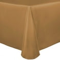 thumbnail image 1 of Ultimate Textile Satin 120 x 120-Inch Square Tablecloth Victorian Gold, 1 of 4