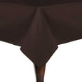 thumbnail image 1 of Ultimate Textile Satin 72 x 120-Inch Rectangular Tablecloth Espresso Brown, 1 of 4