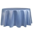 thumbnail image 1 of Ultimate Textile Satin 90-Inch Round Tablecloth Periwinkle Blue, 1 of 4