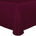 thumbnail image 1 of Ultimate Textile Satin 90 x 132-Inch Rectangular Tablecloth Burgundy Red, 1 of 4