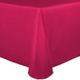 thumbnail image 1 of Ultimate Textile Satin 90 x 132-Inch Rectangular Tablecloth Cerise Pink, 1 of 4