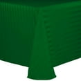 thumbnail image 1 of Ultimate Textile Satin-Stripe 108 x 132-Inch Rectangular Tablecloth Emerald Green, 1 of 3