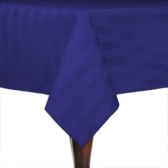 Ultimate Textile Satin-Stripe 45 x 45-Inch Square Tablecloth