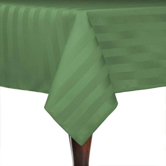 Ultimate Textile Satin-Stripe 48 x 52-Inch Rectangular Tablecloth