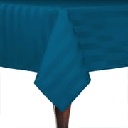Ultimate Textile Satin-Stripe 48 x 72-Inch Rectangular Tablecloth