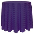 thumbnail image 1 of Ultimate Textile Satin-Stripe 60-Inch Round Tablecloth Purple, 1 of 3