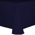 thumbnail image 1 of Ultimate Textile Satin-Stripe 60 x 102-Inch Oval Tablecloth, 1 of 3