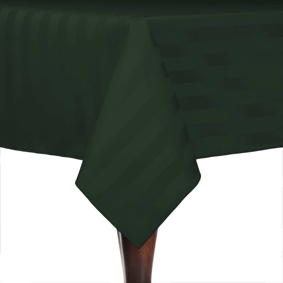 Ultimate Textile Satin-Stripe 60 x 108-Inch Rectangular Tablecloth