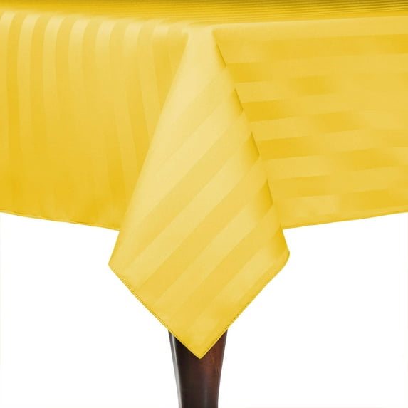 Ultimate Textile Satin-Stripe 60 x 120-Inch Rectangular Tablecloth