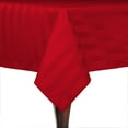 thumbnail image 1 of Ultimate Textile Satin-Stripe 60 x 60-Inch Square Tablecloth Red, 1 of 3