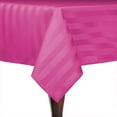thumbnail image 1 of Ultimate Textile Satin-Stripe 90 x 90-Inch Square Tablecloth Raspberry Red, 1 of 3