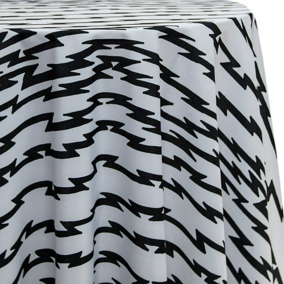 Ultimate Textile Sawtooth 60-Inch Round Tablecloth
