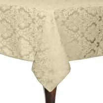 Ultimate Textile Saxony 48 x 72-Inch Rectangular Damask Tablecloth