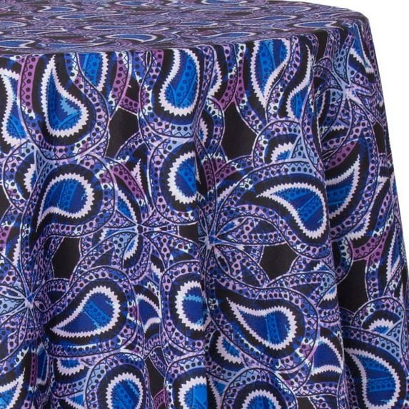 Ultimate Textile Seamless Loop 84-Inch Round Tablecloth