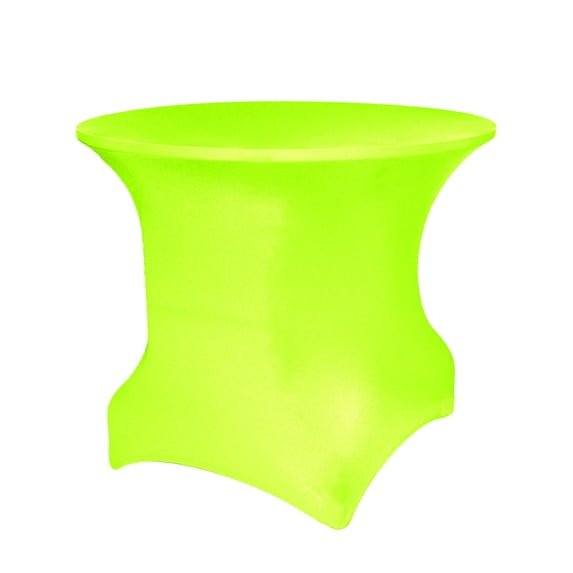 Ultimate Textile Spandex Stretch Fitted Table Cover - Fits 60 and 72-Inch Round Tables