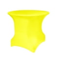 thumbnail image 1 of Ultimate Textile Spandex Stretch Fitted Table Cover - Fits 60 and 72-Inch Round Tables, 1 of 2