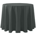 thumbnail image 1 of Ultimate Textile Spun Polyester 72-Inch Round Tablecloth (2-pack) Charcoal Grey, 1 of 3