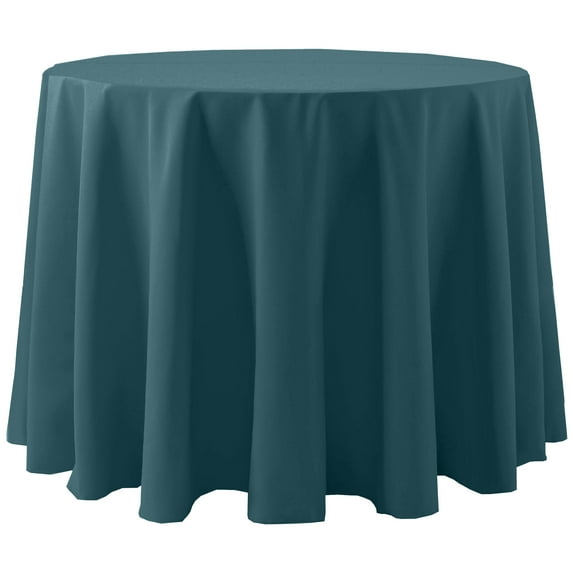 Ultimate Textile Spun Polyester 72-Inch Round Tablecloth (2-pack) Slate Blue