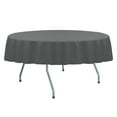 thumbnail image 1 of Ultimate Textile Spun Polyester 72-Inch Round Tablecloth - Charcoal Grey, 1 of 3