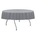 thumbnail image 1 of Ultimate Textile Spun Polyester 72-Inch Round Tablecloth - Grey, 1 of 3