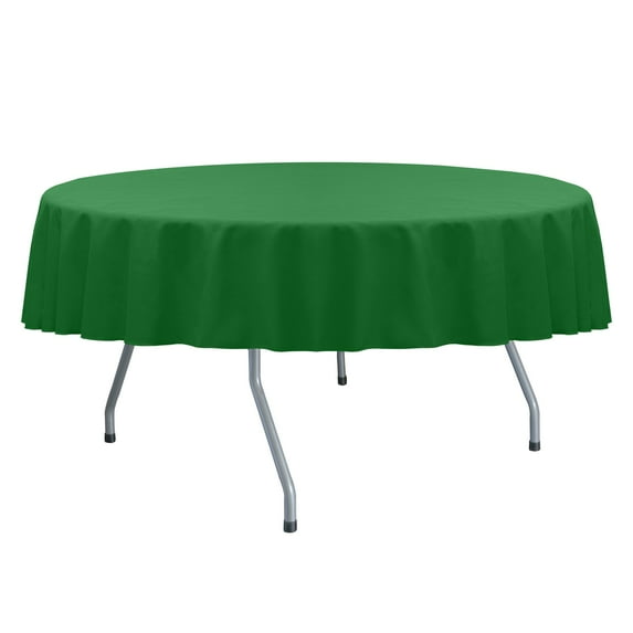 Ultimate Textile Spun Polyester 72-Inch Round Tablecloth - Kelly Green
