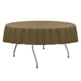 thumbnail image 1 of Ultimate Textile Spun Polyester 72-Inch Round Tablecloth - Khaki, 1 of 3