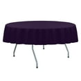 thumbnail image 1 of Ultimate Textile Spun Polyester 72-Inch Round Tablecloth - Purple, 1 of 3