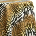 thumbnail image 1 of Ultimate Textile Tiger Animal Print Ombre 60-Inch Round Tablecloth, 1 of 2