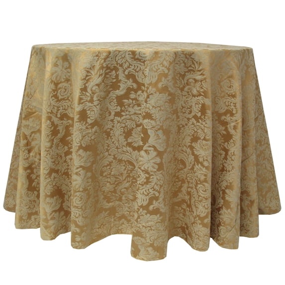 Ultimate Textile Vintage Damask Miranda 108 x 132-Inch Oval Tablecloth
