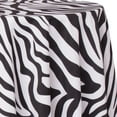 thumbnail image 1 of Ultimate Textile Zebra 84-Inch Round Tablecloth, 1 of 2