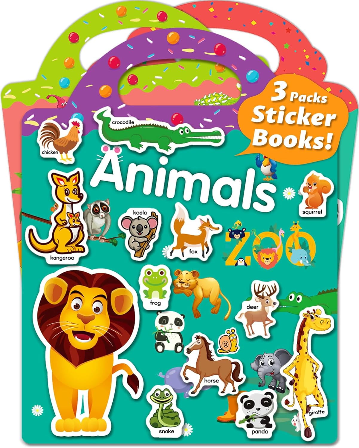 The Ultimate Toddler Travel Toy: Reusable Sticker Activity Book with 300+ Stickers for Kids Ages 2-5, Perfect for Airplane & Car Rides, Birthday & Christmas Gifts