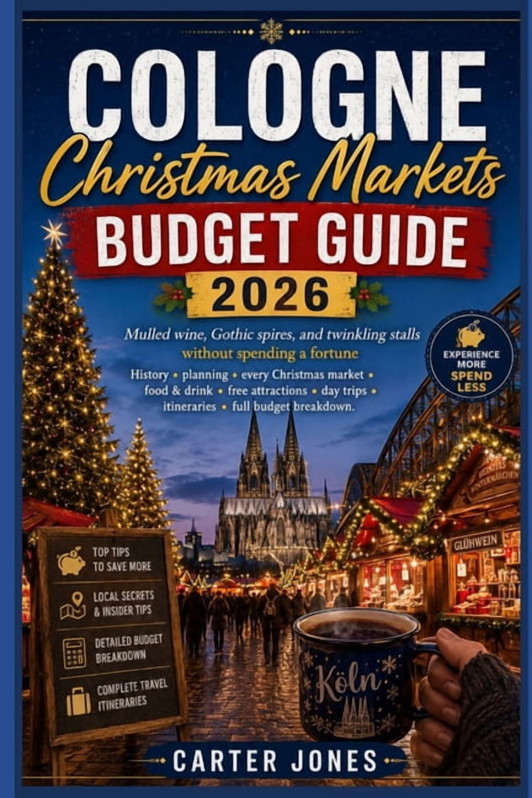 Ultimate Traveler's Guide Cologne Christmas Market Budget Guide 2026: Mulled wine, Gothic spires, and twinkling stalls without spending a fortune,, Book 50, (Paperback)