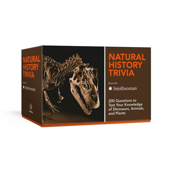 Natural History Trivia from the Smithsonian: Trivia Cards: 200 Questions to Test Your Knowledge of Dinosaurs, Animals, and Plants