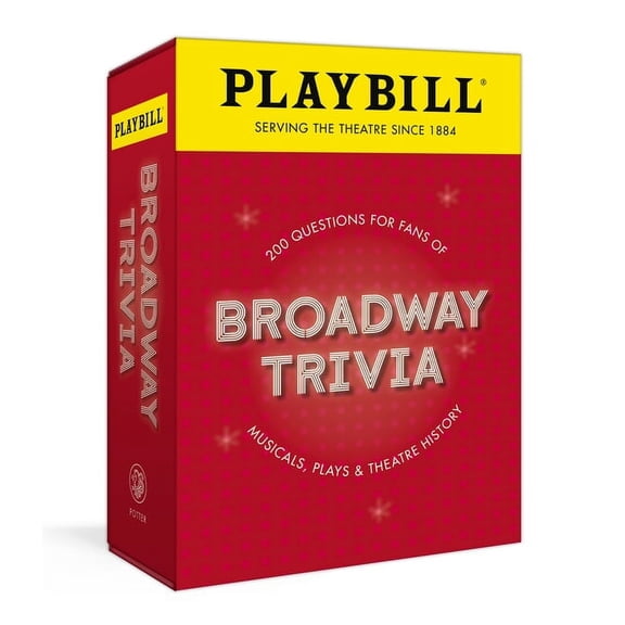 Ultimate Trivia Card Games: Playbill Broadway Trivia : 200 Questions for Fans of Musicals, Plays, and Theatre History (Game)