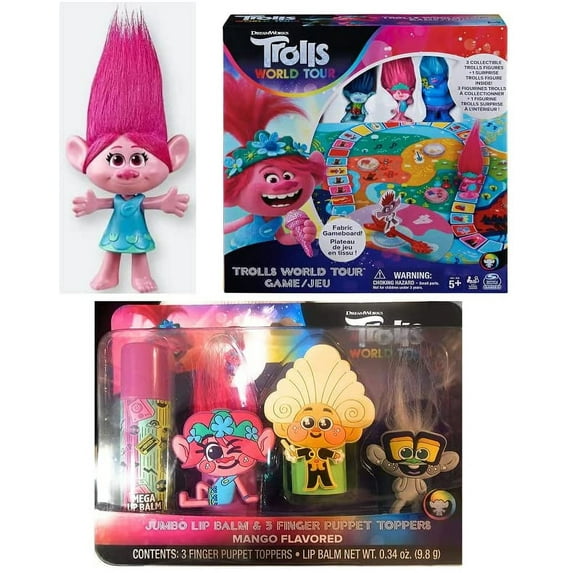 Ultimate Trolls Easter and Birthday Party Bundle, Includes a Total of 3 Trolls World Tour Products and a Bonus of 3 Items