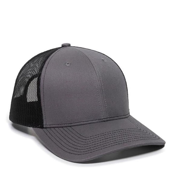 Ultimate Trucker Cap, Charcoal & Black - One Size