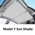 thumbnail image 1 of Ultimate UV Protection Sunshade for Model Y 2020-2023: Advanced Thickness, Front Buckle Fit, Reflective Comfort, 1 of 15