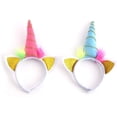 thumbnail image 1 of Ultimate Unicorn Party Supplies Set & Tableware Kit | Birthday Decorations, Games, Disposable Paper Plates, Cups, Napkins, Stickers, Treat Bags, and More! (Unicorn Headbands), 1 of 2