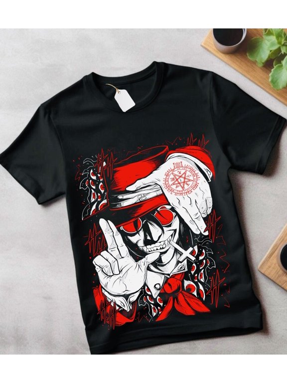 Ultimate Vampire new Unisex t-Shirt,Anime Hellsing Shirt,graphic tee anime shirt