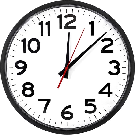 Ultimate Wall Clock |14 Inch | Modern | Atomic | Analog | Home | Office | School | Gym | Indoor | Outdoor | Sets Automatically | Unbranded | Classic | Battery Operated | Modern Dcor