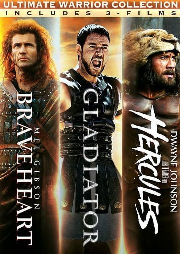 Ultimate Warrior Collection: Braveheart / Gladiator / Hercules: Triple Pack (DVD), Paramount, Action & Adventure