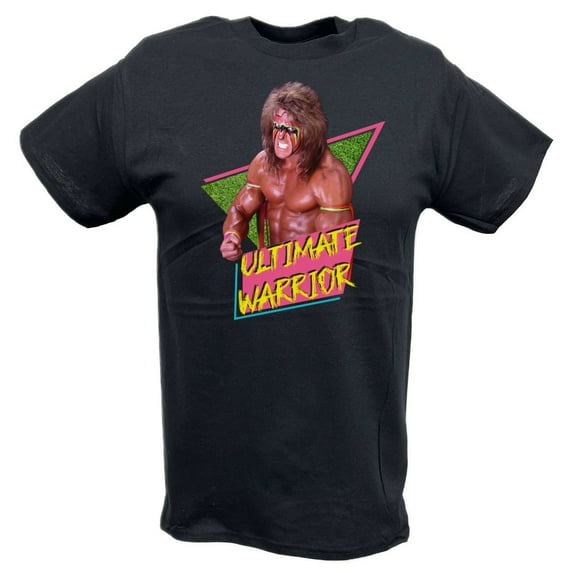 Ultimate Warrior Flex Pose Mens Black T-shirt 3XL
