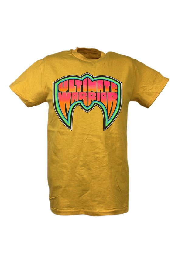 Ultimate Warrior Neon Mask Logo T-shirt
