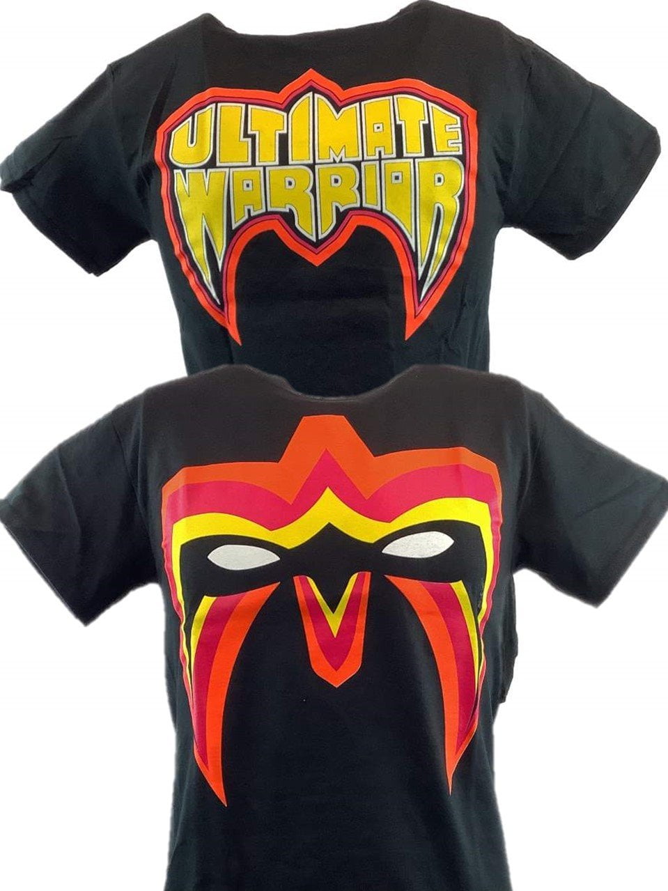 Ultimate Warrior Parts Unknown Mask Mens Black T-shirt L Ultimate Warrior Parts Unknown Mask Mens Black T-shirt L